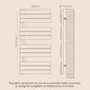 S'AFIELINA 1041x500mm Radiatore da bagno Radiatore per Anteprima dell’immagine prodotto 14