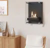Wandkamin Bioethanol GLASS mit Verglasung Produktbild-Vorschau 1
