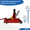 2T Rangierwagenheber hydraulisch mit Hebel, 135-340 mm von Produktbild-Vorschau 3
