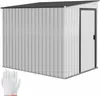 Outsunny Metall Gerätehaus 2,81m² 154x206,5x181 cm Produktbild-Vorschau 1