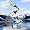 INF Typ-C-auf-3-Port-USB-Hub-Splitter-Adapter Silber Produktbild-Vorschau 4
