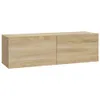 vidaXL 4-tlg. TV-Schrank-Set Sonoma-Eiche Holzwerkstoff -  Produktbild-Vorschau 6