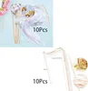 20 Stück Wedding Wands, 30cm Weiß und Rosa Luftschlangen Produktbild-Vorschau 2