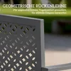 Outsunny Gartenbank 2-Sitzer Metall wetterfest Outdoor Produktbild-Vorschau 6
