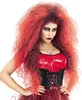 A woman wearing a costume wig and outfit, posing against a white background. Anteprima dell’immagine prodotto