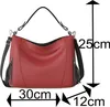 Damen Shopper Hand Henkel Tasche  30627 Red Produktbild-Vorschau 6