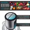 A close-up marketing image of an electric food chopper, highlighting its features and operation. Produktbild-Vorschau