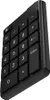 A black numeric keypad is shown from a diagonal angle against a white background. Podgląd zdjęcia produktu