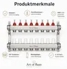 Heizkreisverteiler Edelstahl 3-fach Fußbodenheizung 1 Zoll Produktbild-Vorschau 5