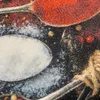 Tapis de cuisine lavable avec des épices en jaune rouge Voir les images du produit 3