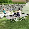 Outsunny Feldbett, Faltbares Campingbett mit Produktbild-Vorschau 2