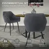 ML-Design sada 2 jídelních židlí s područkami a opěradly, Náhled obrázku produktu 2