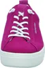 A close-up front view of a pink sneaker with white laces and a white sole. Produktbild-Vorschau