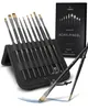 LIEBERGE Premium Pinselset Acrylfarben – 9 Acrylpinsel + Produktbild-Vorschau 1