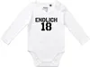 Huuraa Baby Body Endlich 18 Schriftzug 80 White  Baumwolle Produktbild-Vorschau 1