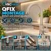 VBChome spoelbak, graniet, beige, met kraan, 55 x 44 cm, Productafbeelding-voorbeeld 6