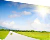 Gartenposter - 120x80 cm - Die Wiese im Sommer  - Modernes Produktbild-Vorschau 1