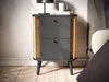 Pure Nachttisch 2 Schubladen grau,Eiche Nachbildung. Produktbild-Vorschau 7