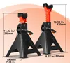 Peviasot, 2 supports de levage, capacité 3 tonnes, supports Voir les images du produit 2