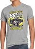 style3 88mph T-Shirt Herren zukunft delorean zeitreise Produktbild-Vorschau 1