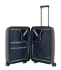 An open suitcase with its interior compartments visible. Produktbild-Vorschau