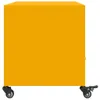 vidaXL Mobile TV giallo senape 68x39x43,5 cm Acciaio Anteprima dell’immagine prodotto 7