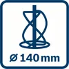 Bosch GRW 12 E, Beton, Moździerz, Farba, Czarny, Niebieski, Podgląd zdjęcia produktu 11