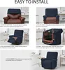 Potah na lehátko Stretch Recliner Chair Cover Small Plaid Náhled obrázku produktu 8