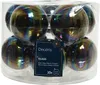 Weihnachtskugeln Glas 6cm x 10 Stück - Schwarz Irisierend Produktbild-Vorschau 2