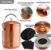Seau à compost en inox de haute qualité, sans odeur et Voir les images du produit 4