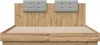 vidaXL Bettgestell mit Kopfteil Artisan-Eiche 200 x 200 cm Produktbild-Vorschau 6