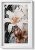 Marmorkomposition mit Blumen– Wandbild mit Rahmen – Produktbild-Vorschau 1