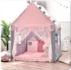 Kinderzelt Haus mit LED-Lichterkette, rosa, für Produktbild-Vorschau 2