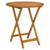 vidaXL 3-tlg. Bistro-Set Blattmuster Stoff und Massivholz Produktbild-Vorschau 3