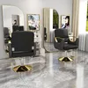Fauteuil de coiffure hydraulique, pivotant à 360°, pour Voir les images du produit 1
