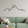 Wallity, Ayers, décoration murale, noir, métal, 100 x 29 cm Voir les images du produit 2