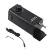 A black electric BBQ motor with accessories on a white background. Náhľad obrázku produktu