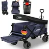 Chariot pliable avec toit capacité de charge 100 kg avec Voir les images du produit 1