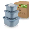 Set di 3 contenitori per alimenti Viwares con coperchio a Anteprima dell’immagine prodotto 1