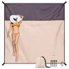 Fintie Stranddecke Sandfrei super groß 210x200cm, Sanddicht Produktbild-Vorschau 1
