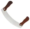 Wiegemesser Pizzaschneider Kräutermesser Doppelklinge Produktbild-Vorschau 2
