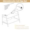 COSTWAY Fernsehschrank, 2-stufiges TV-Regal, Fernsehtisch Produktbild-Vorschau 5