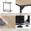 Table d’appoint CARDIFF 55,5x35x67cm - Bois clair Voir les images du produit 4