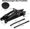 Wiltec Rangierwagenheber hydraulisch 3t, Hydraulik Produktbild-Vorschau 3