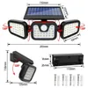 Solarleuchten Außen mit Bewegungsmelder, 74 LED Solar Produktbild-Vorschau 2