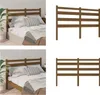 vidaXL Kopfteil Honigbraun 141x4x100 cm Massivholz Kiefer - Produktbild-Vorschau 1
