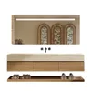 Waschbecken Set LED-Spiegel, Ablageplatte, Schrank  Keramik Produktbild-Vorschau 3