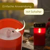6er Grablichter LED Batteriebetrieben Set Grabkerzen für Produktbild-Vorschau 5