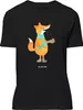 Mr. & Mrs. Panda Tshirt Fuchs Keks - Schwarz - Geschenk, Produktbild-Vorschau 1