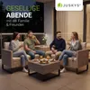 Juskys Polyrattan Lounge Santorini inkl. Abdeckung - Produktbild-Vorschau 7